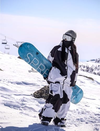 GSOU SNOW Mens Womens Snow Ski Jacket Baggy Snowboard Waterproof Insulated