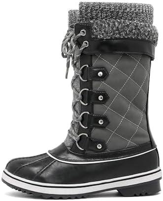 DREAM PAIRS Women's Waterproof Winter Snow Boots