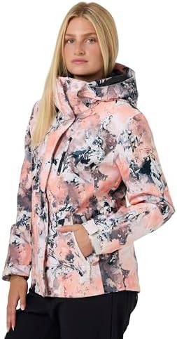 Roxy Snow Junior's Jetty Printed Regular Fit Snow Jacket