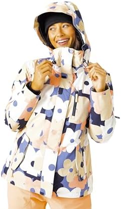 Roxy Snow Junior's Jetty Printed Regular Fit Snow Jacket