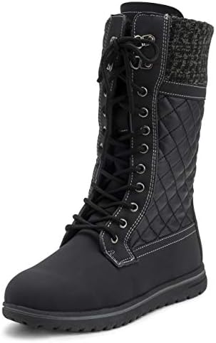 POLAR Womens Rain Thermal Warm Snow Winter Knee High Waterproof Boots