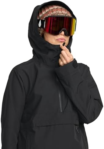 Volcom Women's Harlan Pullover Snowboard Jacket –waterproof, Taped Seams, Pfas-free