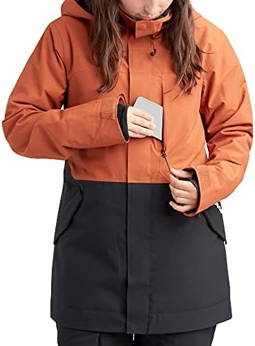 Dakine Women's Reach 20k Waterproof Breathable Insulated Snowboard Jacket With Recco and Pit Vents
