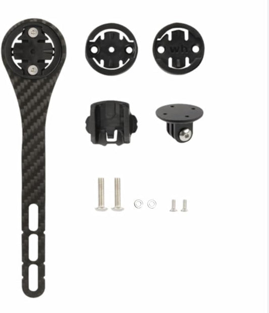 Bike Computer Mount – Out Front Extension Holder for Garmin, for Wahoo, for Bryton, for Cateye, Lightweight Cycling Accessory for Road Mountain Bikes