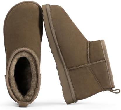 DREAM PAIRS Women's Winter Snow Boots - Classic Ankle Boots