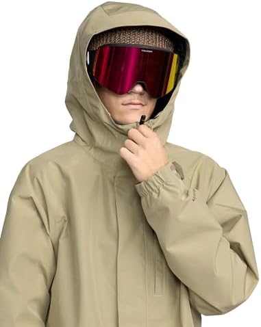 Volcom Men's Dua Gore-tex Insulated Snowboard Jacket – Waterproof Snow Jacket With Zip Tech