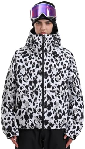 GSOU SNOW Womens Snowboard Jacket Baggy Ski Jacket Waterproof Snow Coat