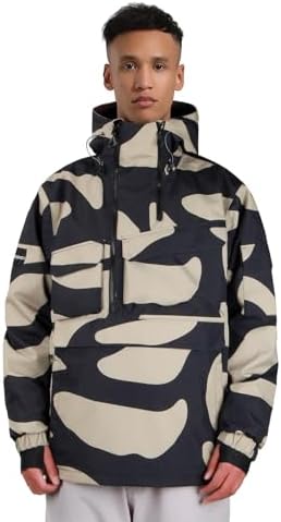 GSOU SNOW Men Snowboard Jacket Ski Snow Jacket Pullover Waterproof