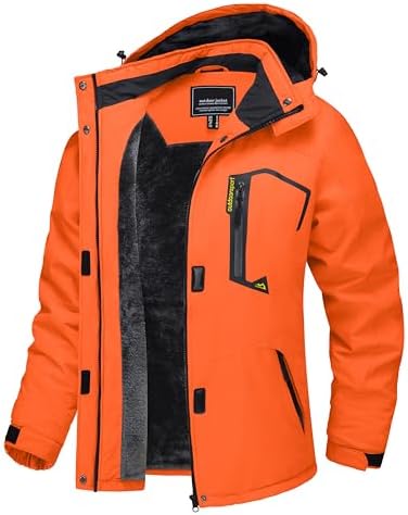 TACVASEN Women's Winter Coats Waterproof Snow Ski Jacket Warm Fleece