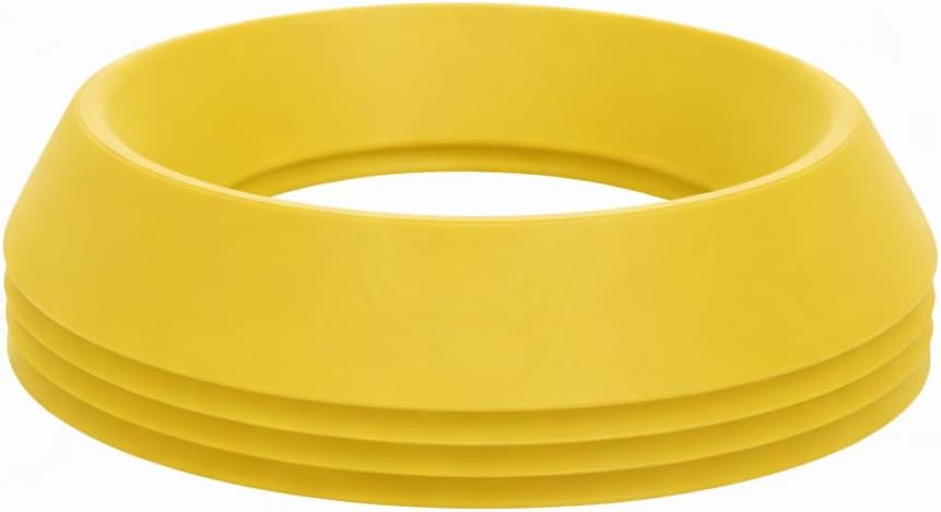 Stackable Universal Bowling Ball Cup Display Stand – Durable Plastic Holder for Ball Display, Polishing, Sanding & Storage – Fits All Bowling Balls (1, Yellow)
