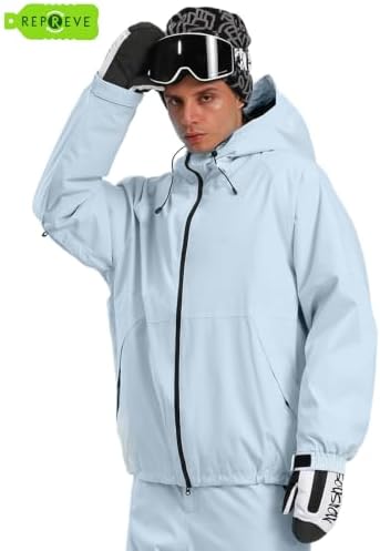 GSOU SNOW Women Men Ski Jacket Baggy Snowboard Jacket Snow Coat Waterproof