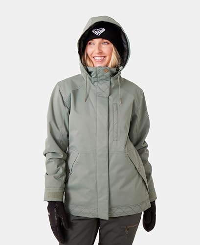 Roxy Women's Billie 10k Waterproof Insulated Snow Jacket – Tailored Ski-snowboard Jacket