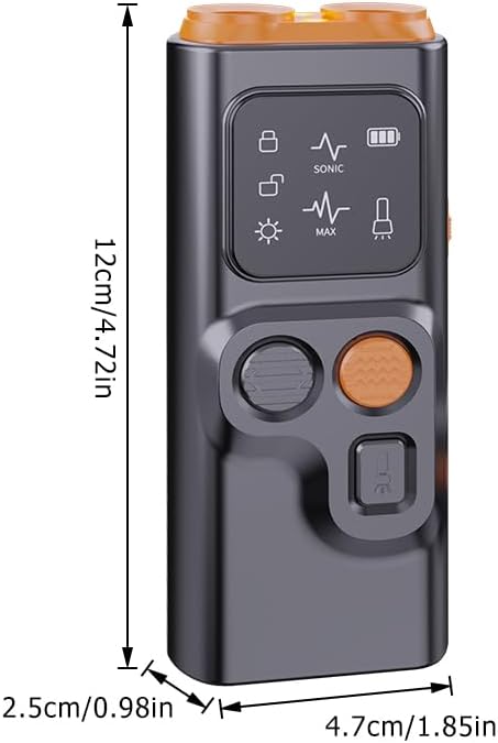 Ultrasonic Dog Bark Deterrent –3-in-1 Humane Training Tool with Whistle & Clicker, 50FT Remote Range, Type-C Fast Charging,Shut-Off Hearing Protection, LED Flashlight for Small Medium Large Dogs