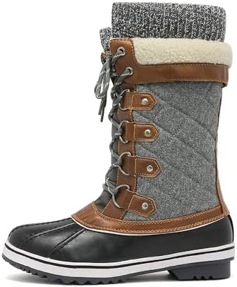 DREAM PAIRS Women's Waterproof Winter Snow Boots