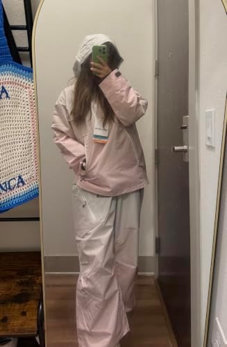 GSOU SNOW Women's Ski Jacket Baggy Snowboard Jackets Hooded Coat