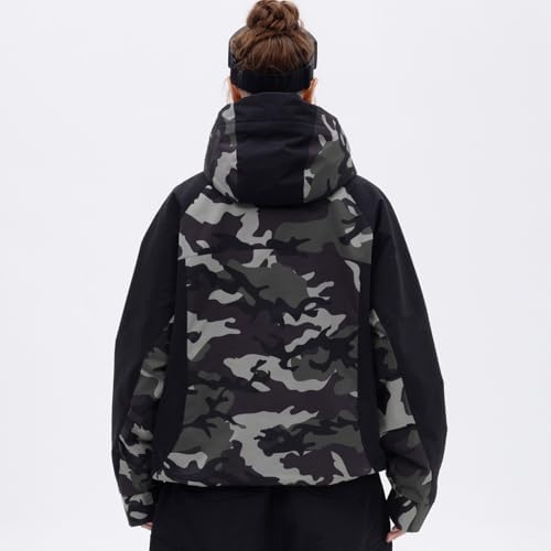SNOWVERB Baggy Fit Ski Snowboard Coats Snow Anorak Jacket for Men and Women