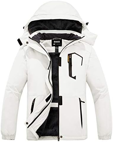 Women's Waterproof Ski Jacket Warm Winter Coat Fleece Snowboarding
