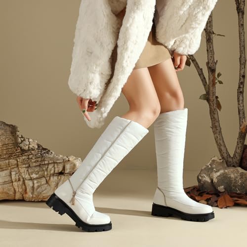 Women's Snow Boots Knee High Warm Winter Shoes