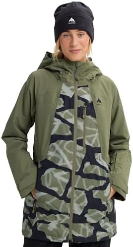 Burton Women’s Reserve 2-Layer Insulated Jacket – Waterproof Winter Snowboard Jacket with Helmet Compatible Hood