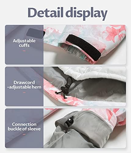 Women's 3 In 1 Waterproof Ski Jacket Windproof Snowboarding Jacket Warm Winter Snow Coat Raincoat