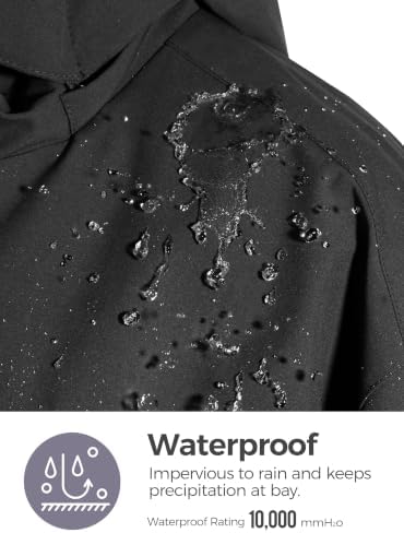 Wantdo Men's Ski Jacket Waterproof Warm Winter Snow Coat Snowboard Jacket