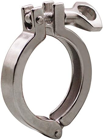 DERNORD Stainless Steel 304 Single Pin Heavy Duty Tri Clamp with Wing Nut for Ferrule TC 1.5'' (Pack of 1)