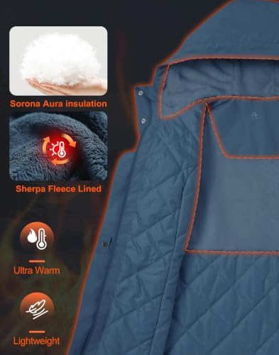 Pioneer Camp Women's Winter Coats Waterproof Ski Snow Fleece Lined Jacket
