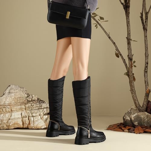 Women's Snow Boots Knee High Warm Winter Shoes