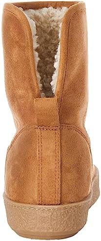 Amazon Essentials Women's Faux Fur Lined Shearling Boots, Pull-On Design