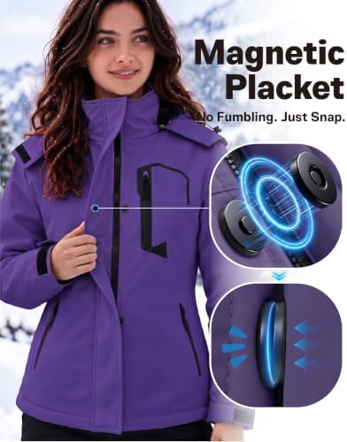Women Winter Essential Coat Waterproof Windbreaker Ski Jacket