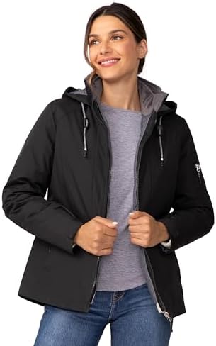 Free Country Women's 3 in 1 Ski Winter Jacket Warm Insulated Lined Coat