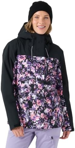 Roxy Snow Junior's Jetty Printed Regular Fit Snow Jacket