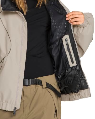 Volcom Women's Liftline 20k Snowboard Jacket – Waterproof Breathable Snow Jacket With Zip Tech
