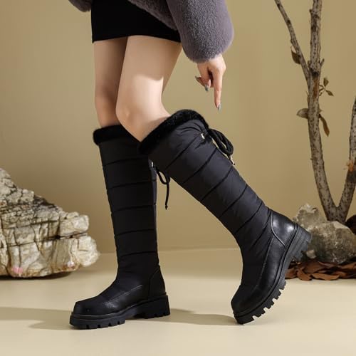 Women's Snow Boots Knee High Warm Winter Shoes