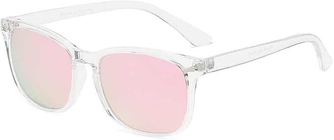 DUSHINE レディース 偏光サングラス クラシックレトロスタイル UV400保護