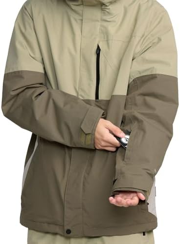 Volcom Men's L Insulated Gore-tex Snowboard Jacket – Waterproof 2-layer