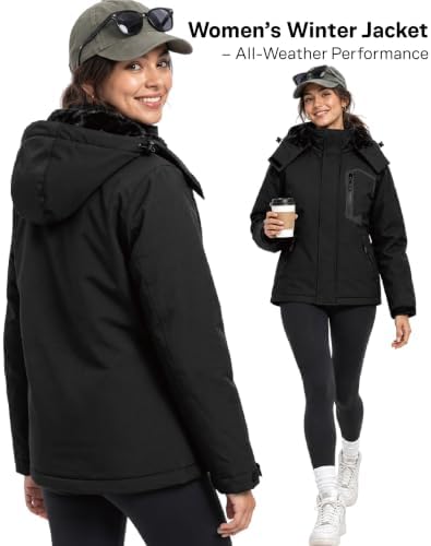 Women Winter Essential Coat Waterproof Windbreaker Ski Jacket