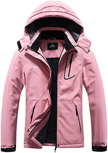 MOERDENG Women's Waterproof Warm Ski Coat Windproof Outdoor Winter Jacket