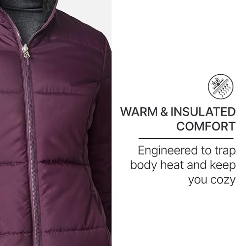 Free Country Women's 3 in 1 Ski Winter Jacket Warm Insulated Lined Coat