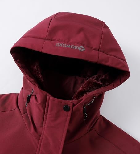 Women's Waterproof Snow Ski Jacket Warm Winter Coat Insulated Snowboarding Jacket Softshell Hiking Jacket