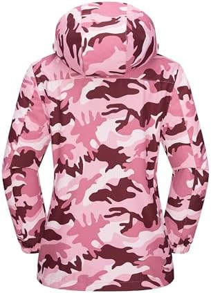 MAGCOMSEN Women's 3-in-1 Winter Coats Snow Ski Jacket Waterproof Windproof Fleece Lined Winter Jacket Parka