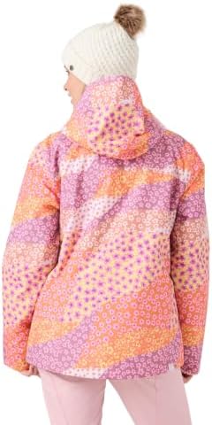Roxy Snow Junior's Jetty Printed Regular Fit Snow Jacket