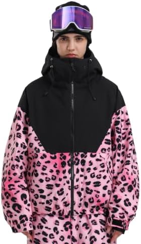 GSOU SNOW Women's Baggy Snowboard Ski Jacket Windproof Insulated Snow Coat