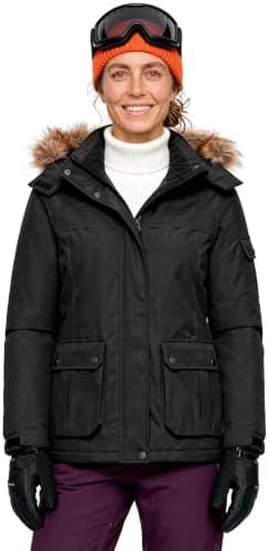 Wantdo Womens Ski Jacket Waterproof Winter coat Snowboard Jacket Snow Parka