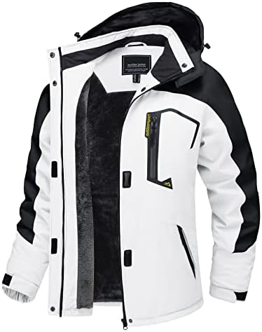 TACVASEN Women's Winter Coats Waterproof Snow Ski Jacket Warm Fleece