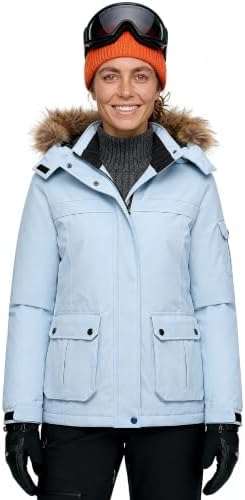 Wantdo Womens Ski Jacket Waterproof Winter coat Snowboard Jacket Snow Parka