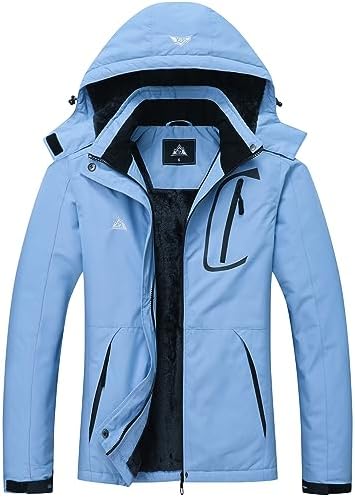 MOERDENG Women's Waterproof Warm Ski Coat Windproof Outdoor Winter Jacket