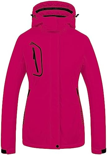 Women's Mountain Waterproof Ski Jacket Windproof Snowboarding Jacket Warm Winter Coat Raincoat