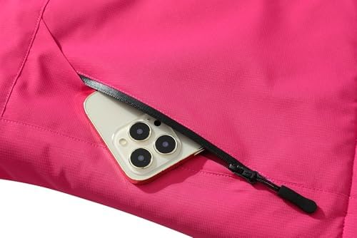 MOERDENG Women's Waterproof Warm Ski Coat Windproof Outdoor Winter Jacket