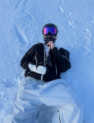 GSOU SNOW Mens Womens Baggy Snowboard Jacket Asym-Zip Ski Jacket